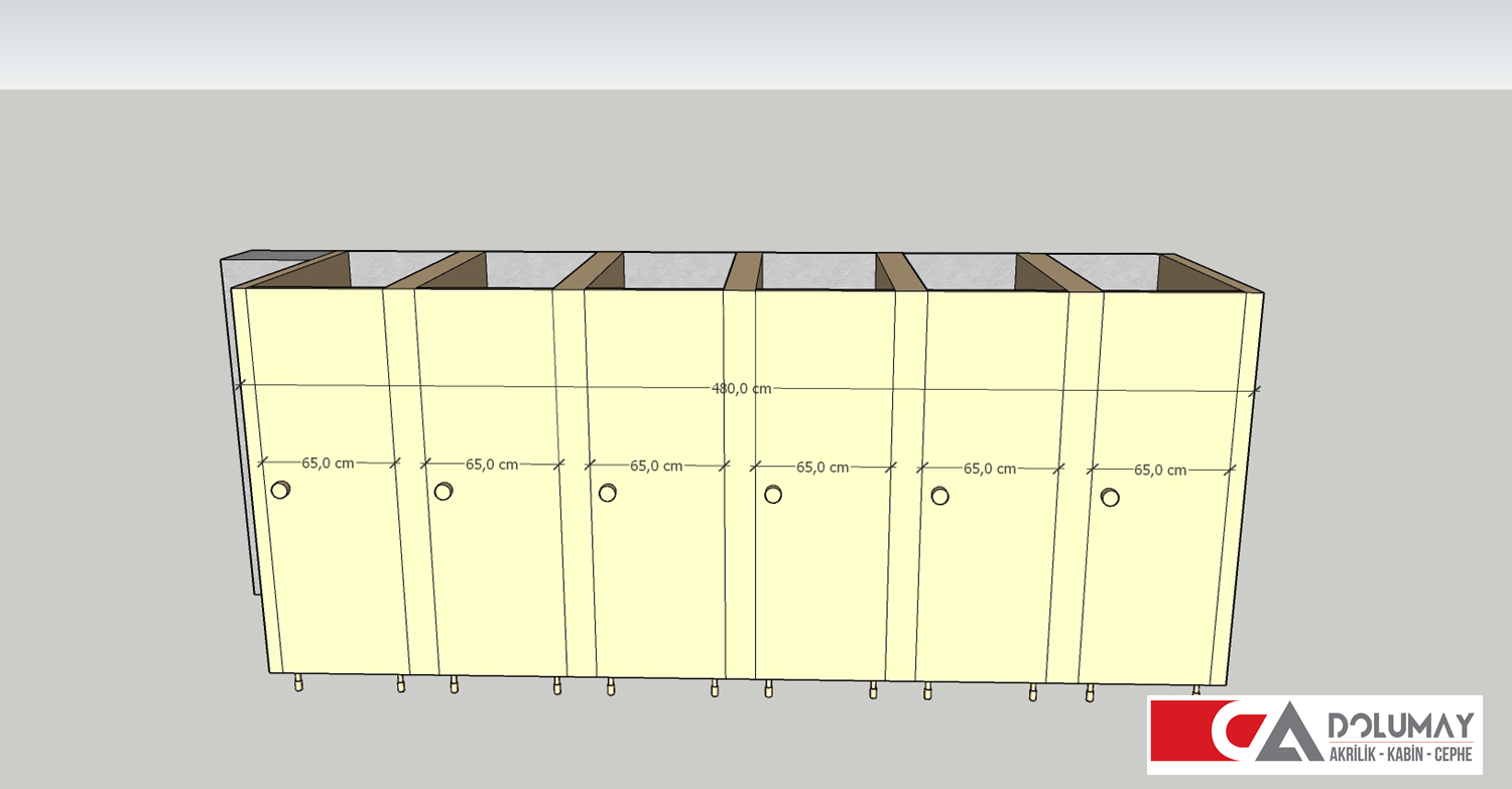 6-lı Wc Kabin Sistemleri